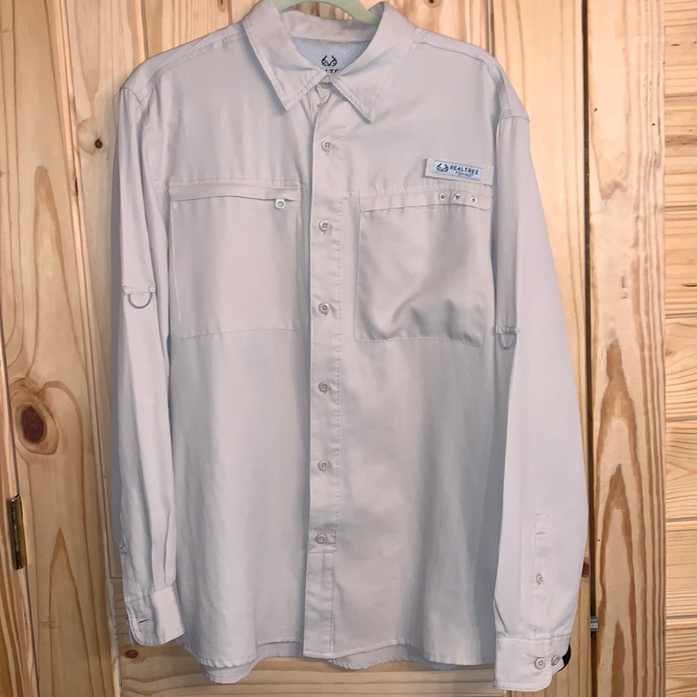 Mens RealTree Khaki Shirt Size Medium